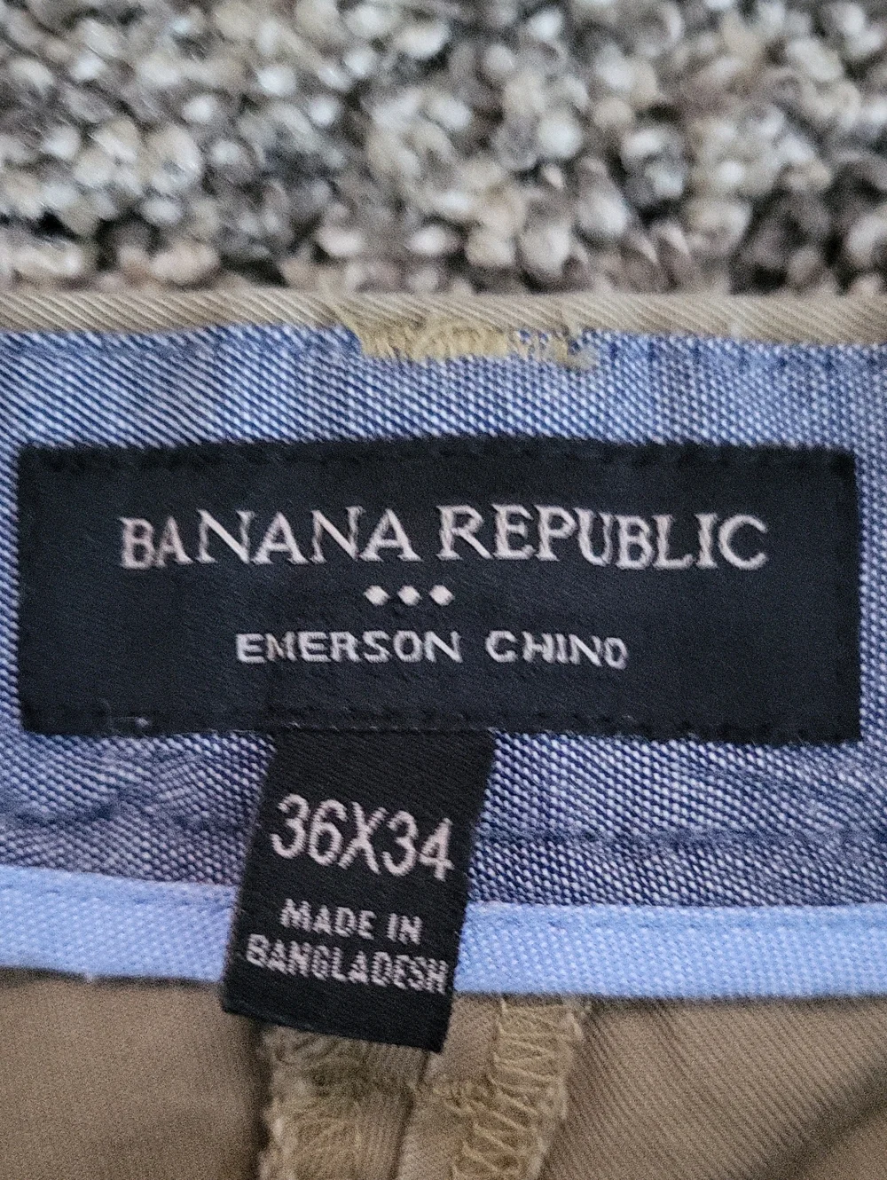 Banana Republic Men's Khaki Chino Pants - Tan